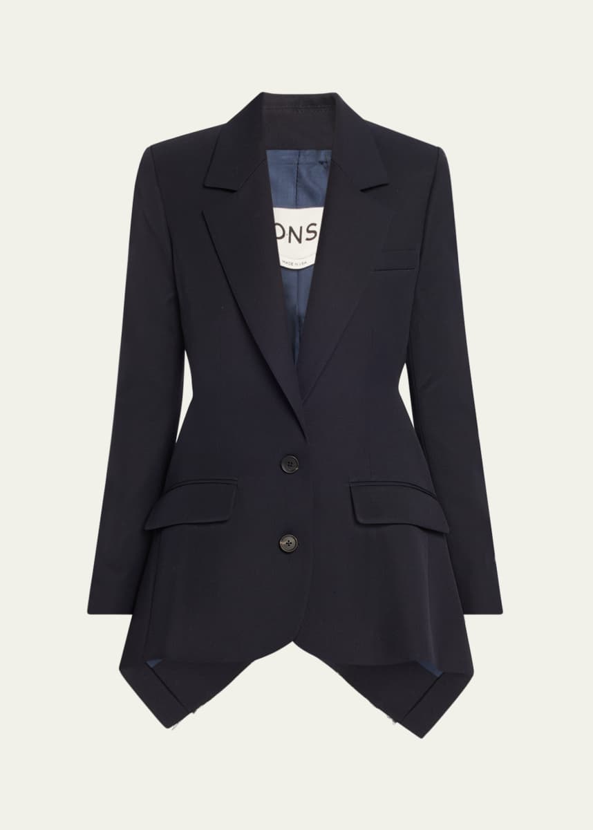 Monse Oversized Slashed Wool Blazer Jacket