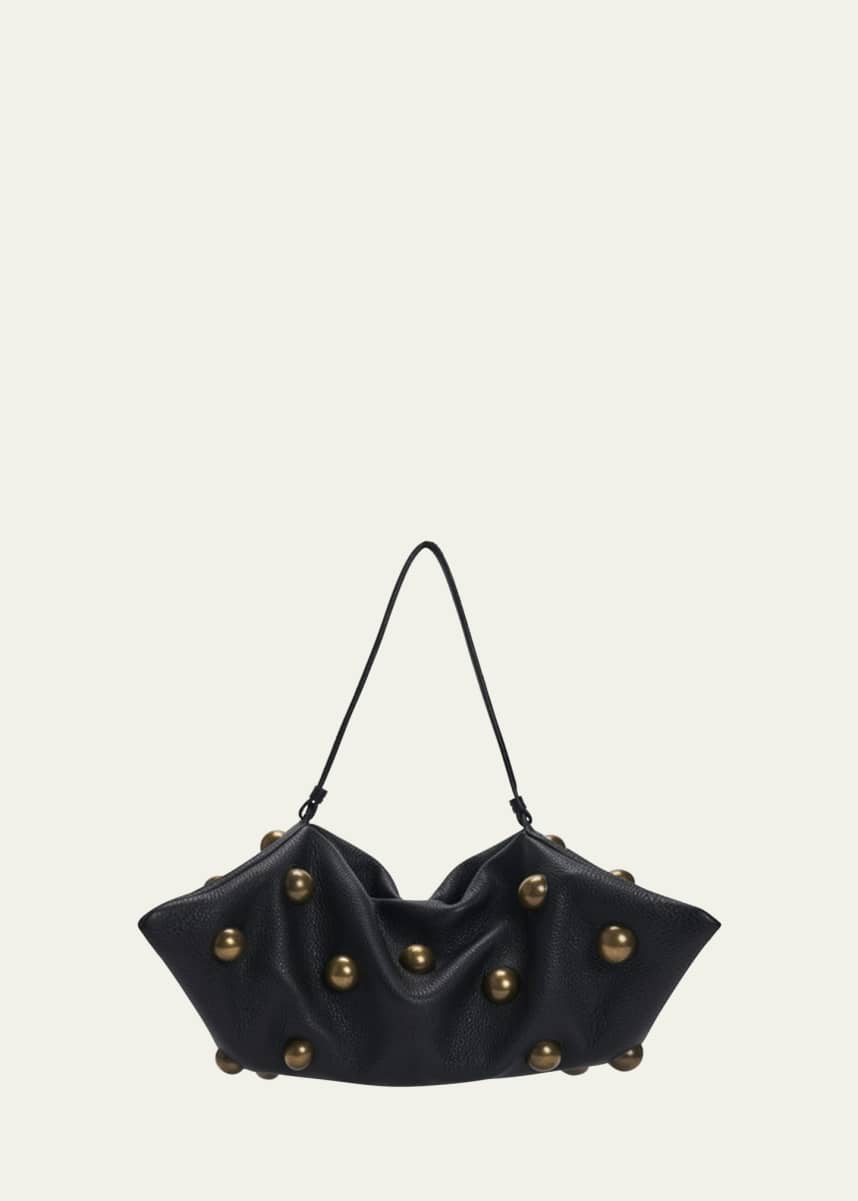 Altuzarra Origami Stud Leather Shoulder Bag