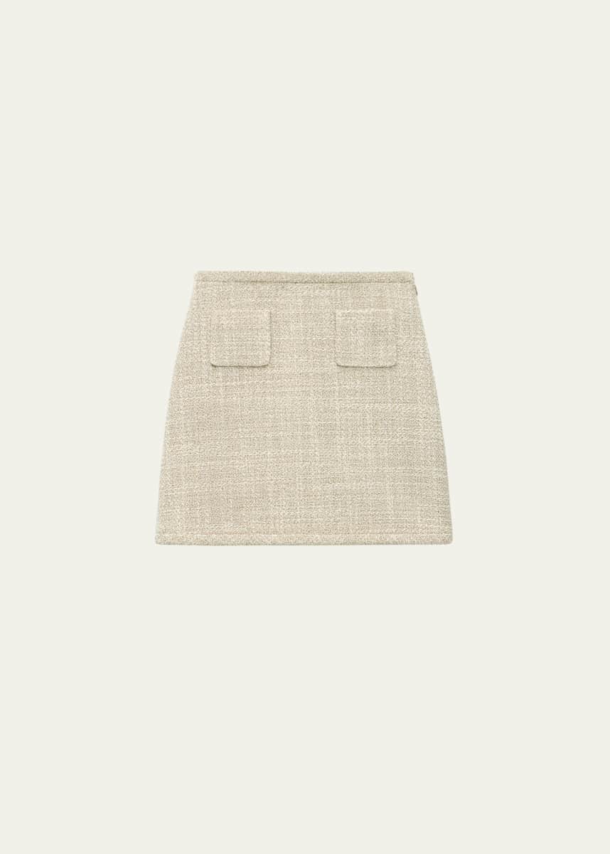 Theory Tweed Mini Skirt