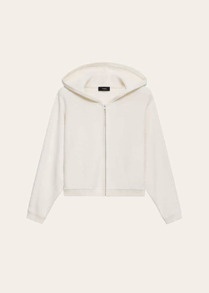Theory Cotton Zip-Up Hoodie