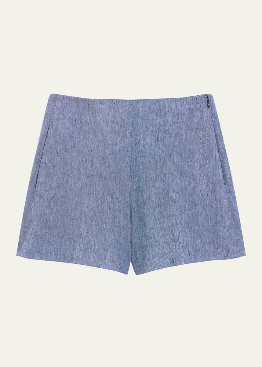 Theory Relaxed Denim Shorts