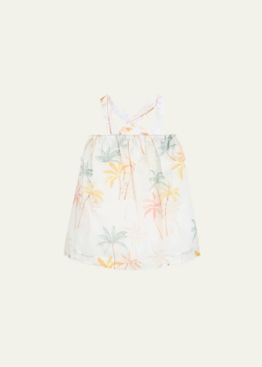 Chloe Girl's Palm Grove Printed Dress, Size 9M-4