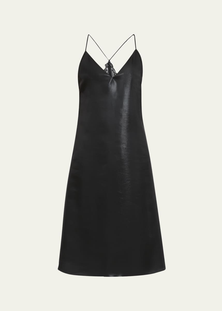 Gabriela Hearst Dinah Silk Midi Slip Dress