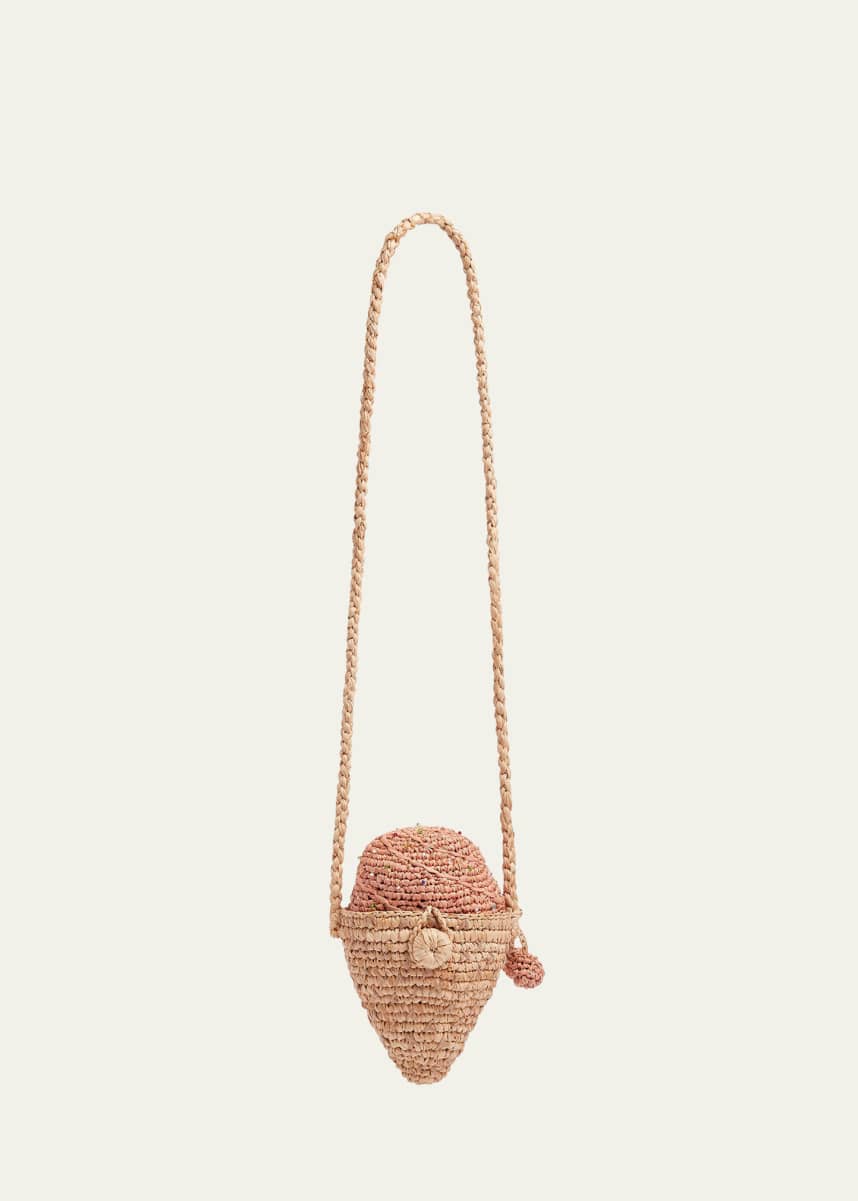 Bonpoint Girl's Elida Raffia Bag