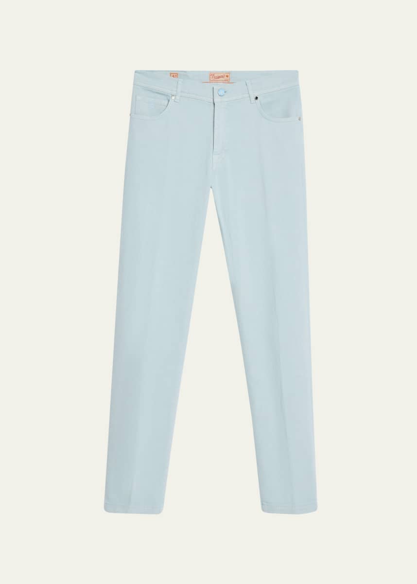 Marco Pescarolo Men's 5-Pocket Bull Denim Pants