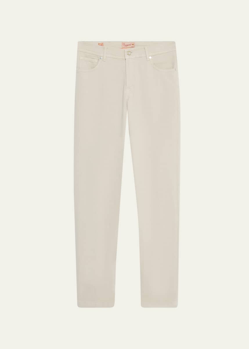Marco Pescarolo Men's 5-Pocket Bull Denim Pants