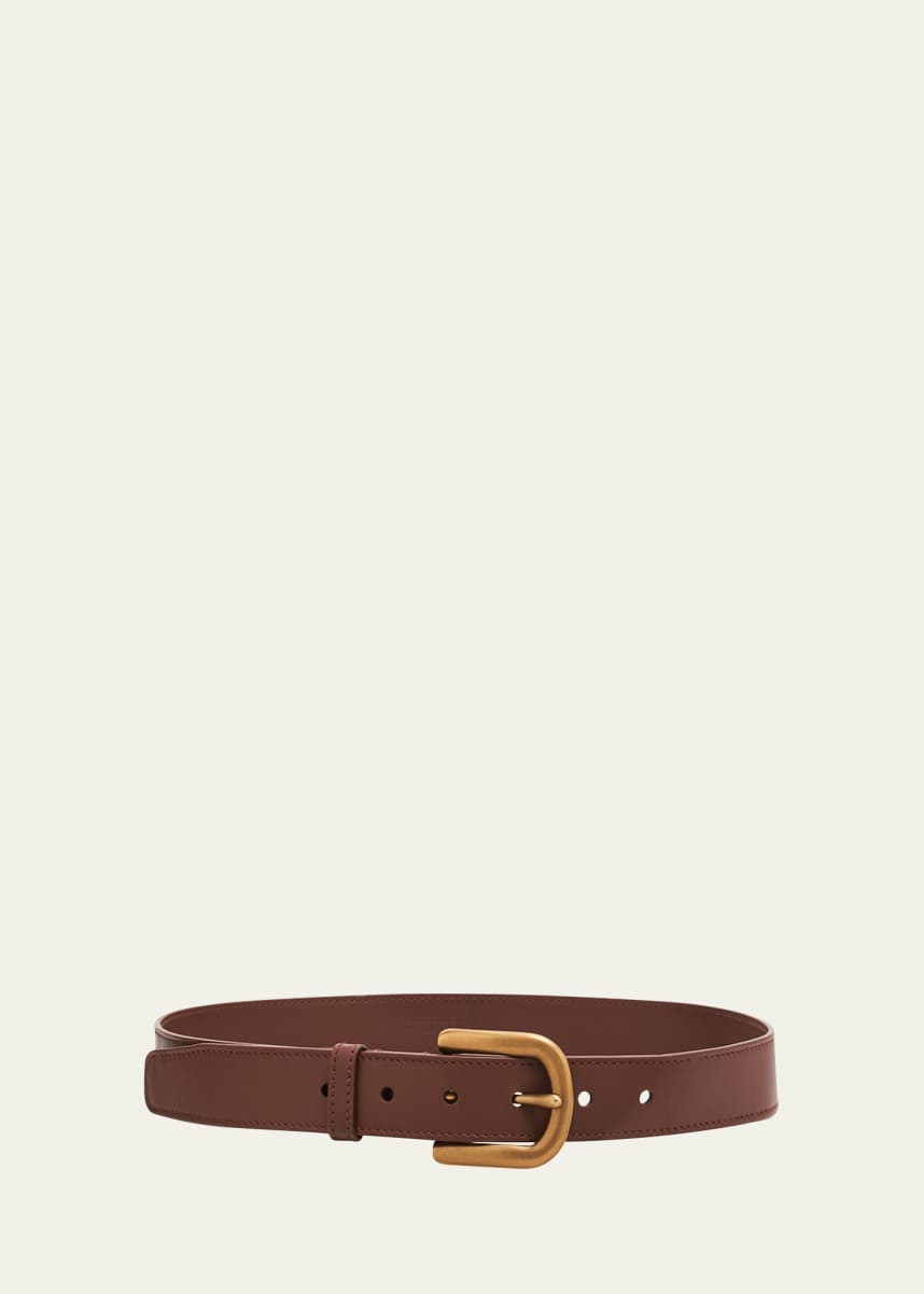 Gabriela Hearst Sam Leather Belt