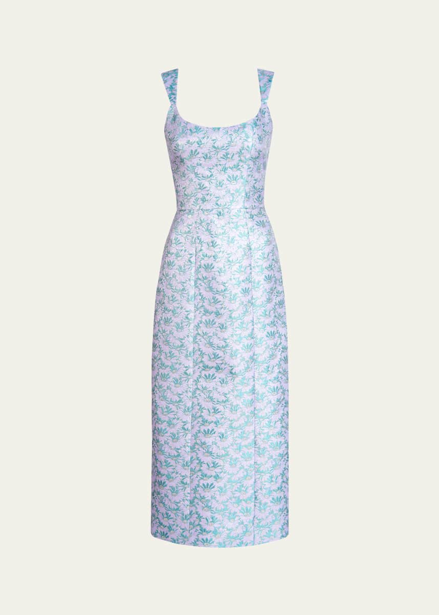 Markarian Numa Daisy Brocade Corset Dress