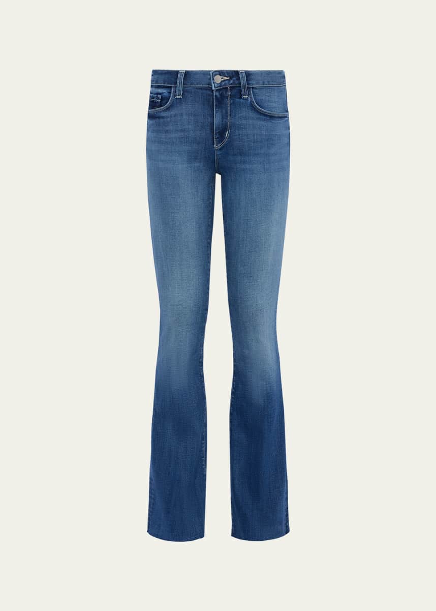 L'Agence Sneeki Low-Rise Sneaker Straight Jeans