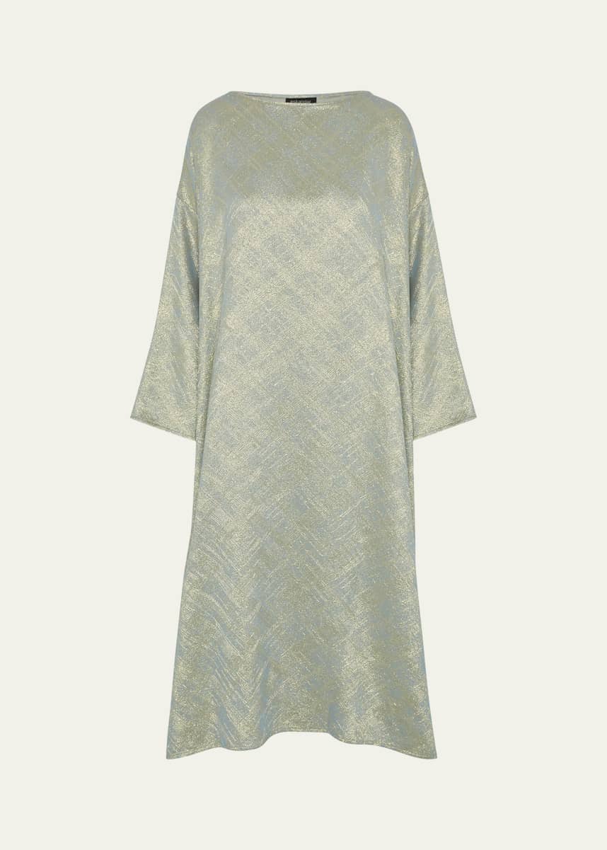 Eskandar Wide A-line Scoop Neck Dress