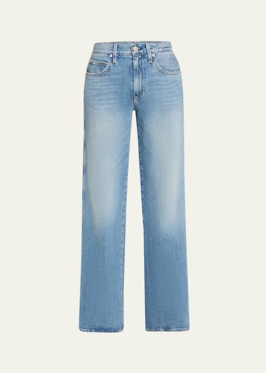 AMO Denim Faith Low-Rise Flare Jeans