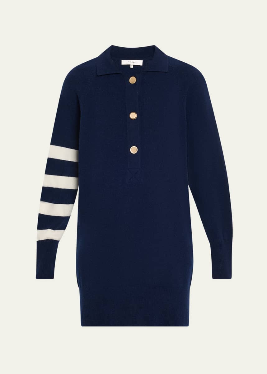 FRAME The Cashmere Rugby Tunic Dress