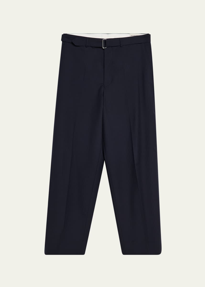 Officine Generale Men's Nash Fresco Wool Pants