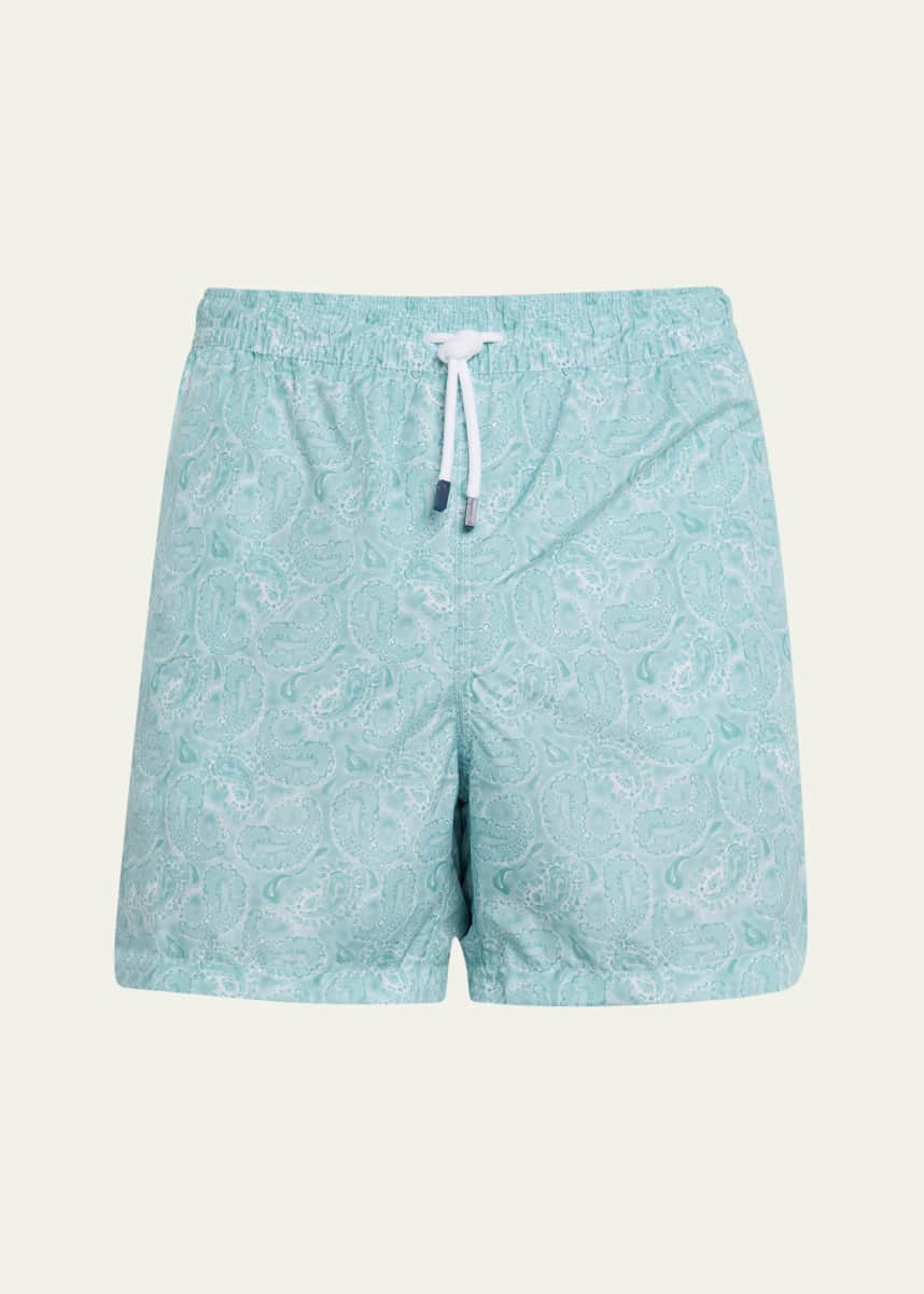 Fedeli Men's Madeira Paisley Swim Shorts