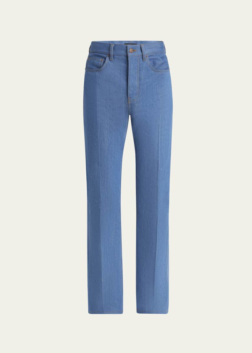 Amiri Men's Creased Flare Jeans