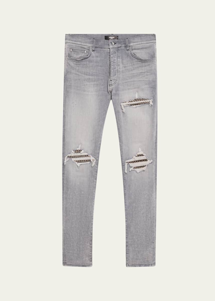 Amiri Men's MX1 Boucle Repair Patch Jeans