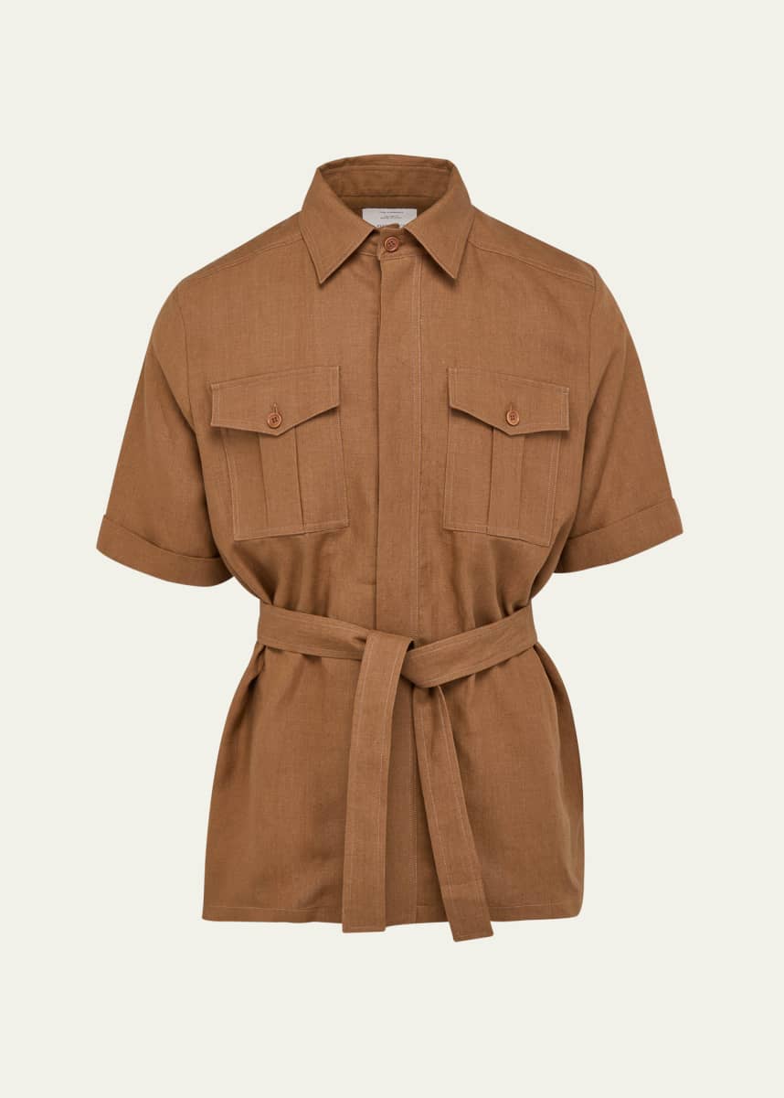 Giuliva Heritage Collection Men's John Belted Safari Jacket