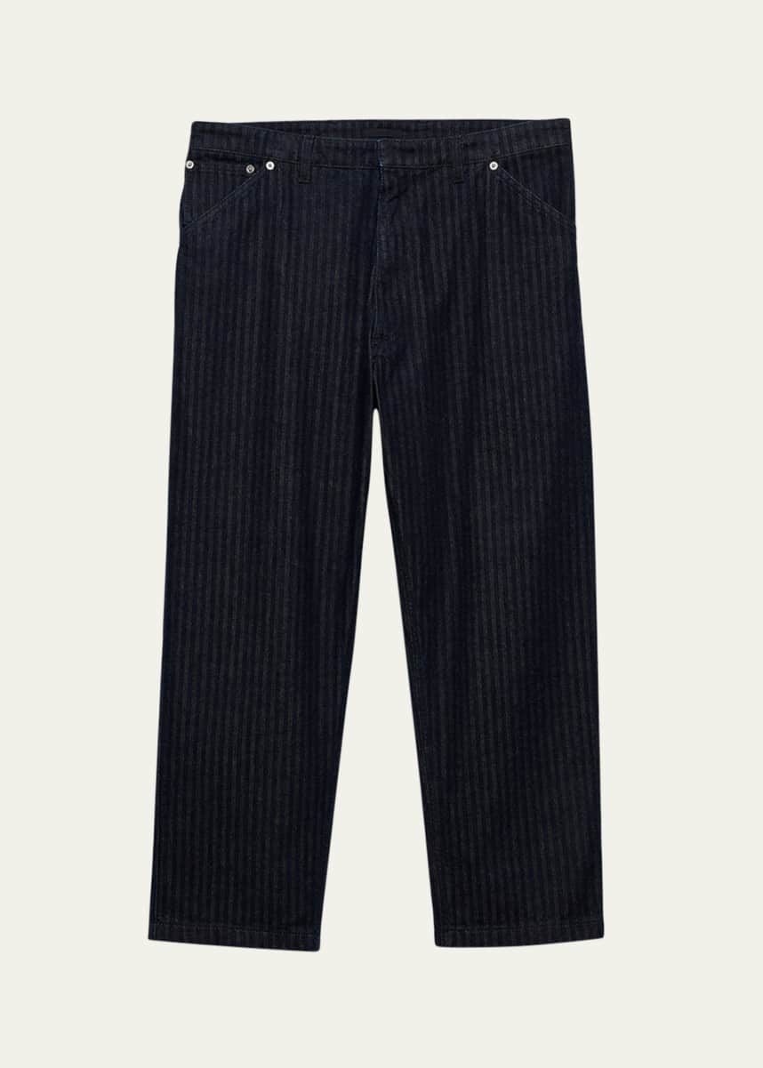 Prada Men's Chevron Denim Jeans