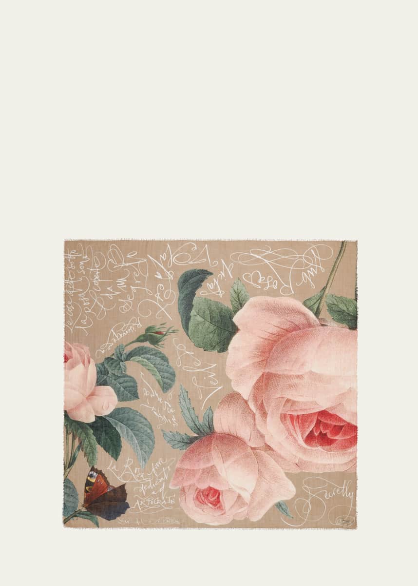 Faliero Sarti Rosetta Printed Cashmere Scarf