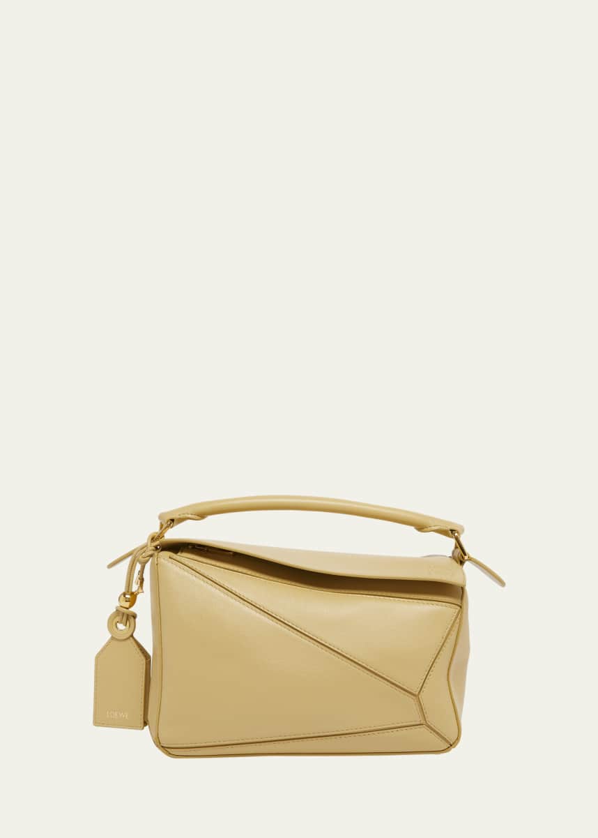 Loewe Puzzle Elevated Small Top-Handle Bag in Leather