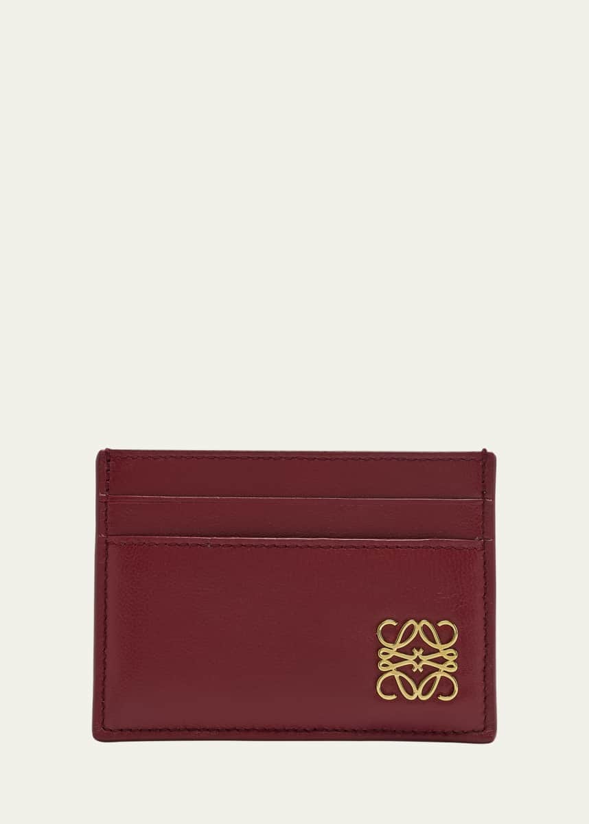 Loewe Anagrame Puffer Card Holder in Leather