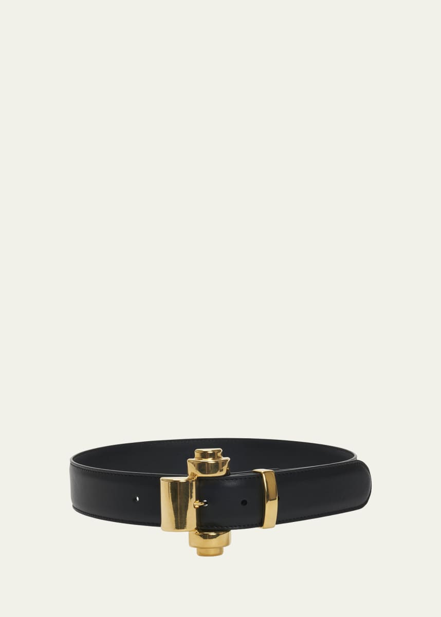 Altuzarra Industrial Medium Leather Belt