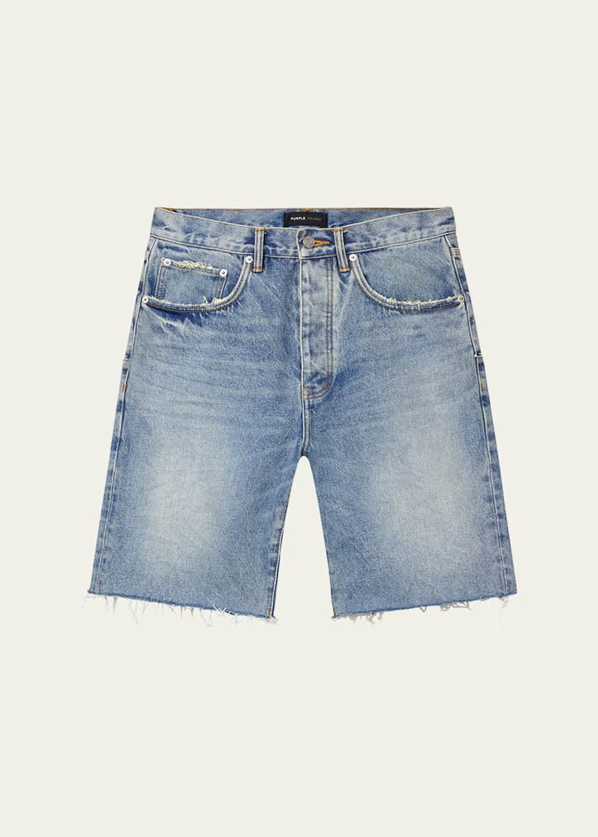 PURPLE Men's Cast Iron Denim Shorts