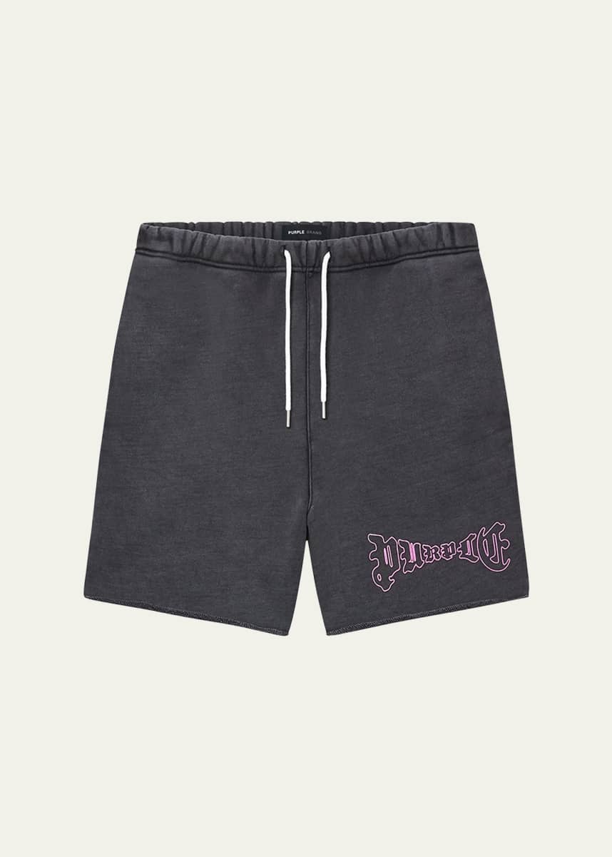 PURPLE Men's Heavy Fleece Sweat Shorts