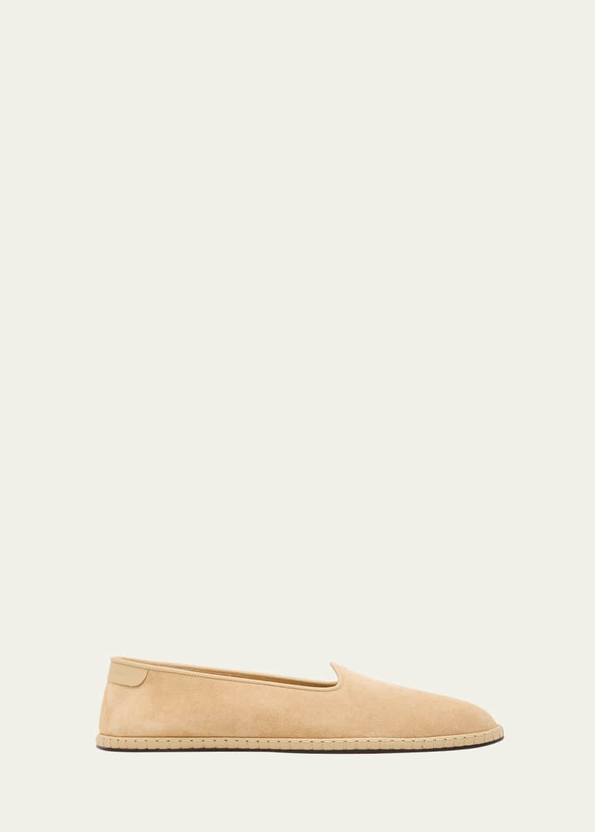 Ralph Lauren Purple Label Men's Connel Suede Slippers