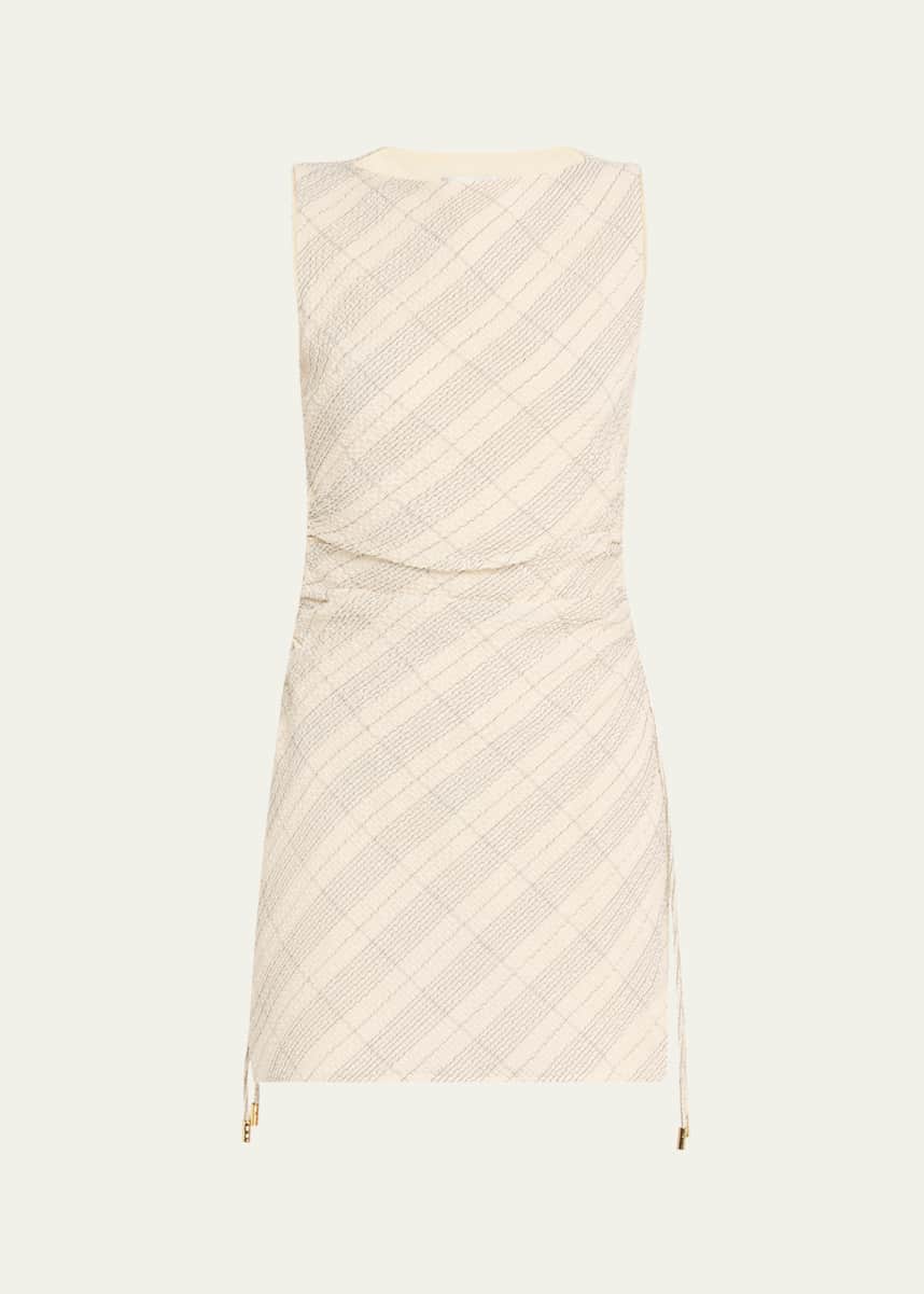 Anna Quan Kai Textured Sleeveless Mini Dress