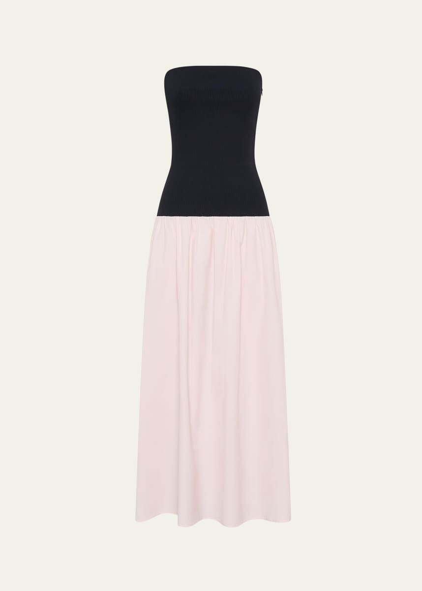 Anna Quan Amyra Strapless Drop-Waist Maxi Dress