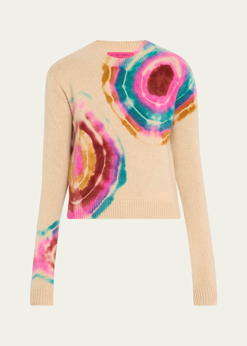 The Elder Statesman Geode Racing Cashmere Sweater