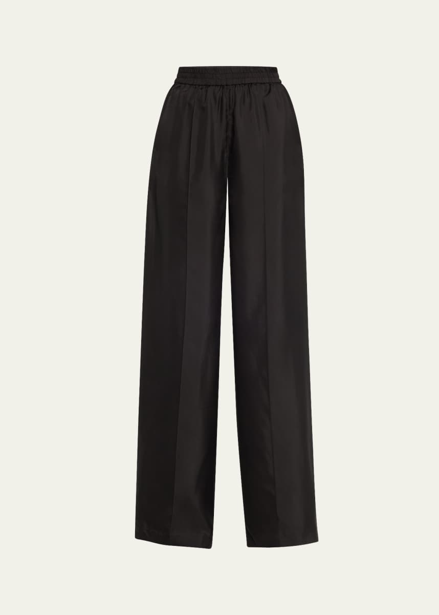 Courtney Zheng Anson Pull-On Silk Pants