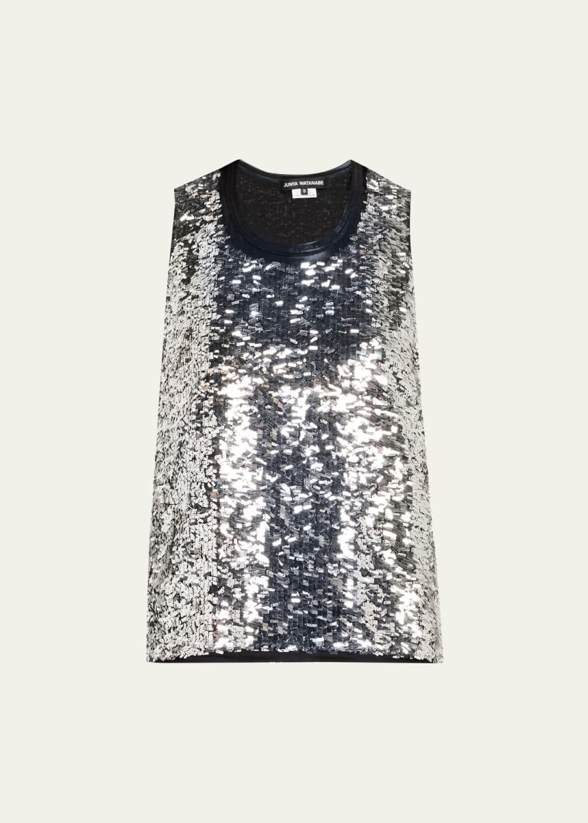 Junya Watanabe Sequined Tank Top