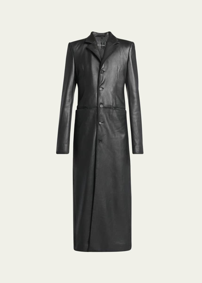 Balenciaga Slim Leather Coat