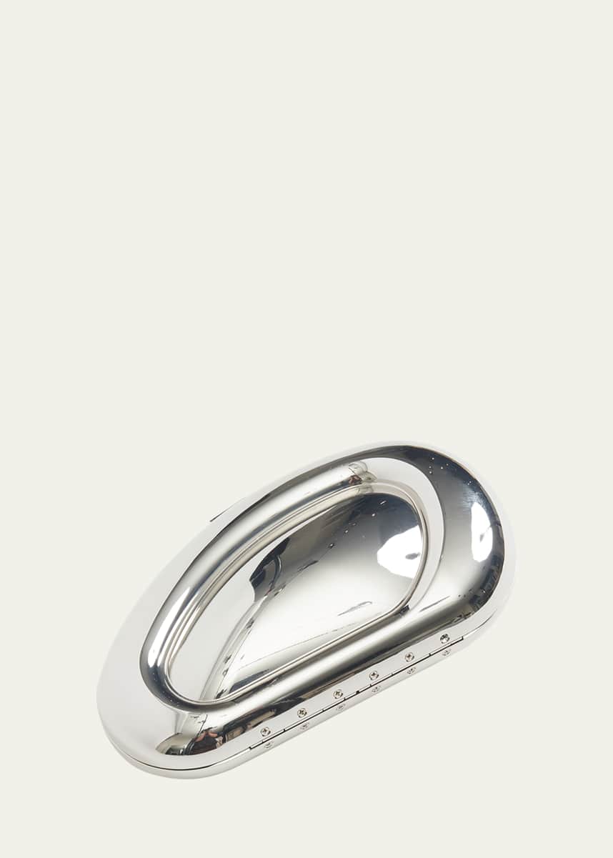 SIMKHAI Luna Oval Clutch Bag