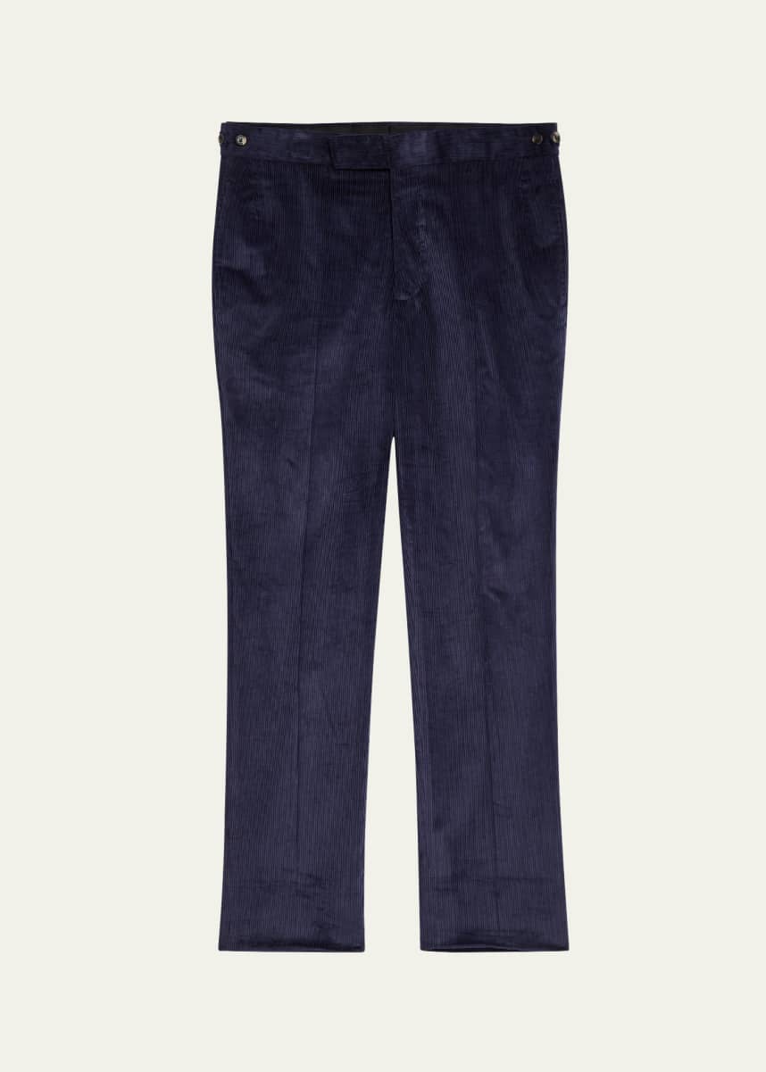 Gabriela Hearst Men's Sebastian Cotton Corduroy Pants