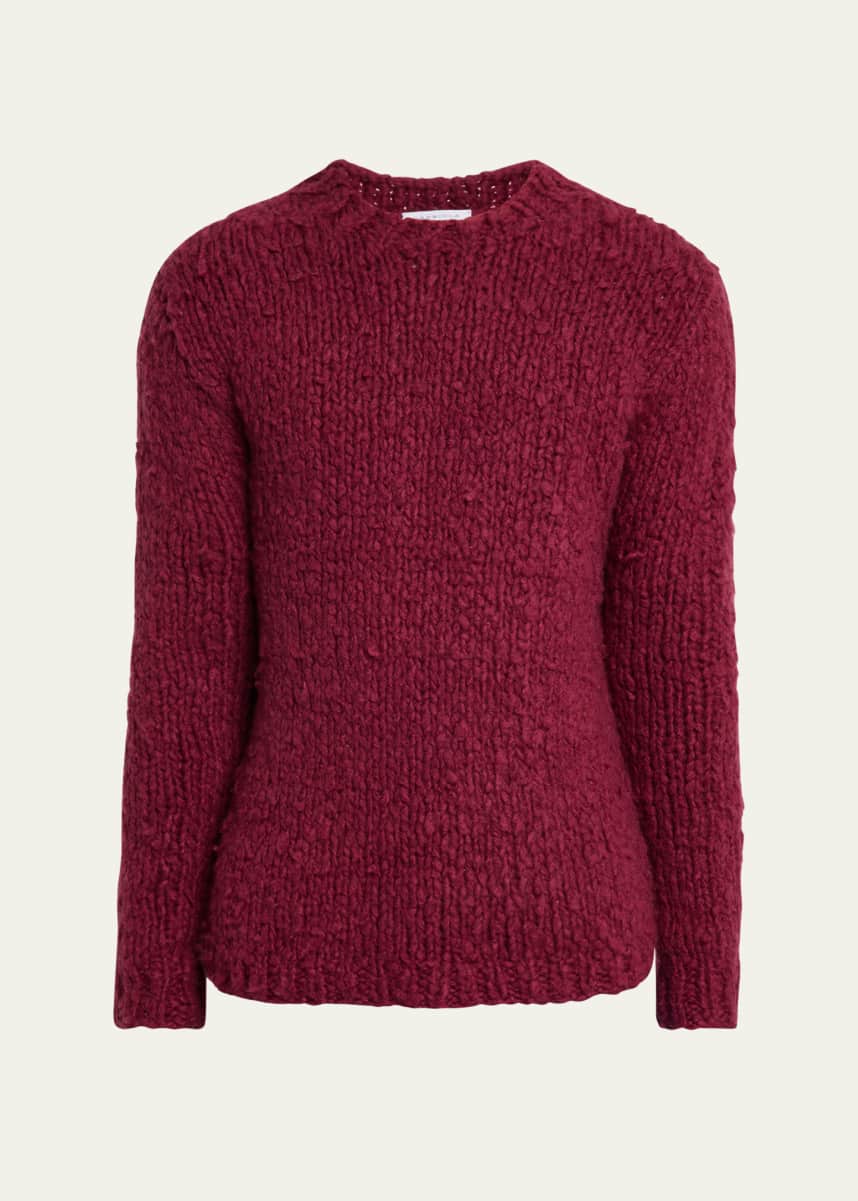 Gabriela Hearst Men's Lawrence Cashmere Knit Crewneck Sweater