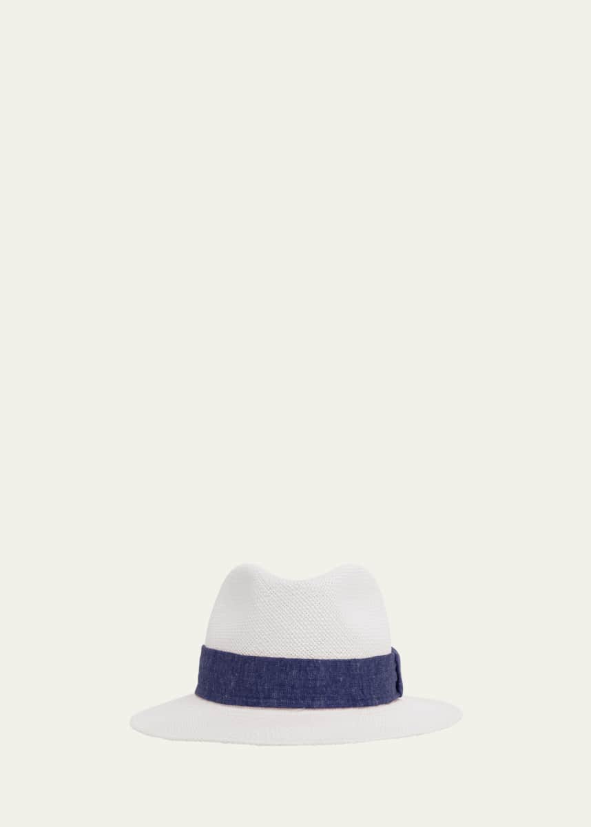 Kiton Men's Panama Straw Hat