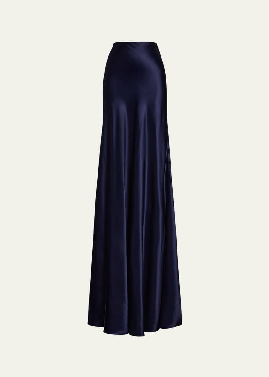 Ralph Lauren Collection Masina Long Charmeuse Skirt