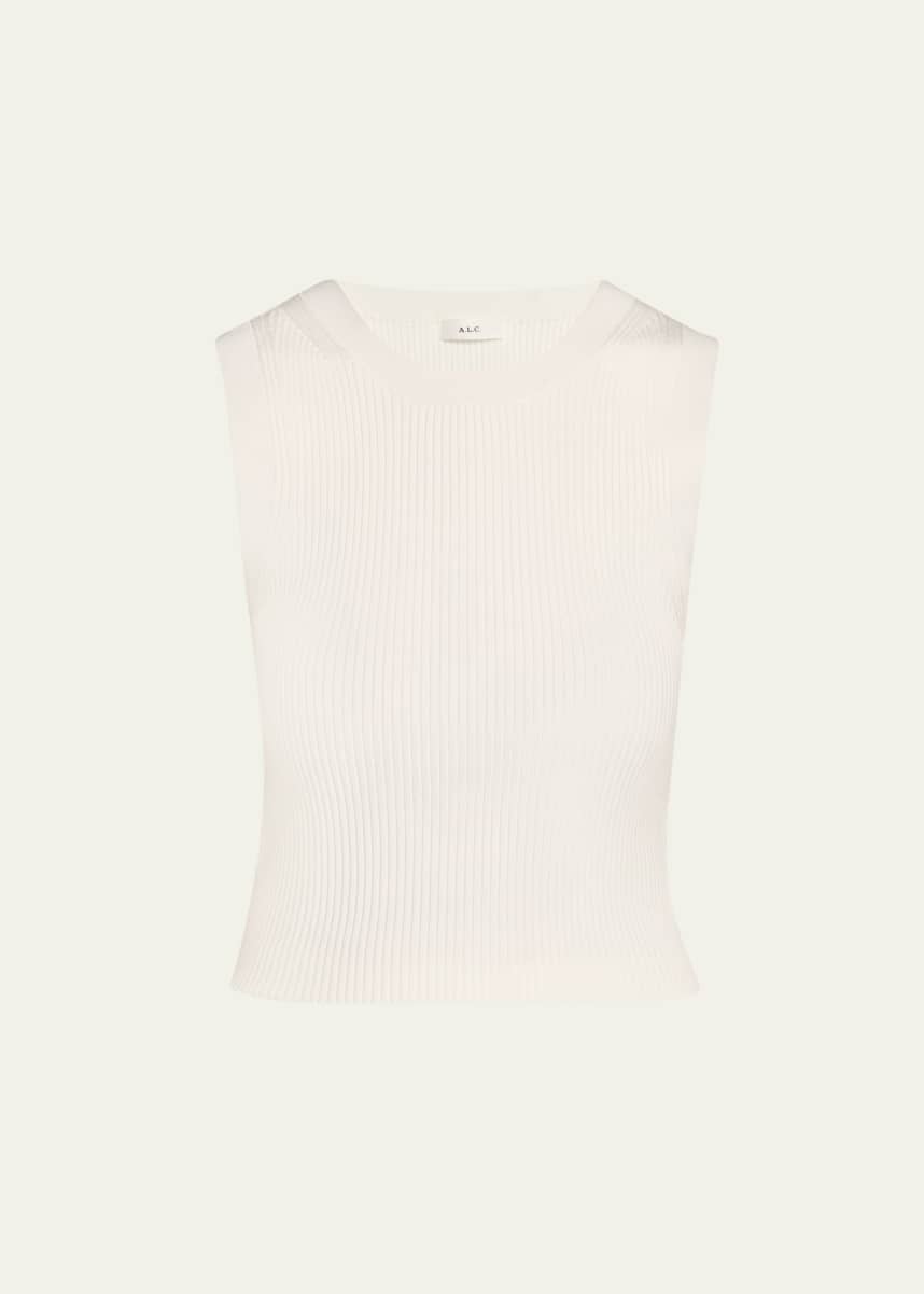 A.L.C. Kayla Fitted Rib Top