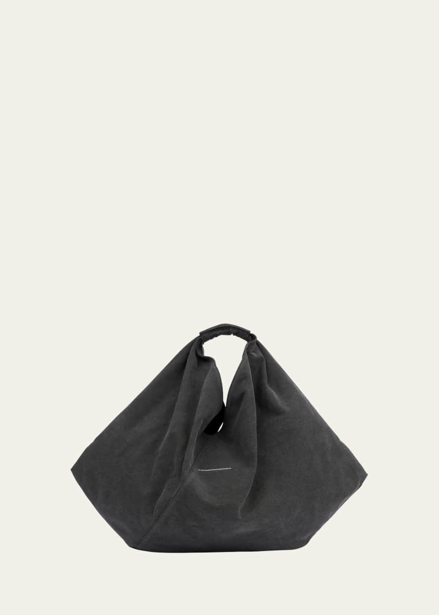 ◆MM6 Maison Margiela◆ Logo Applique Mini Top Handle Bag MM6 Maison Margiela Mini Numeric top-handle Bag | Grey