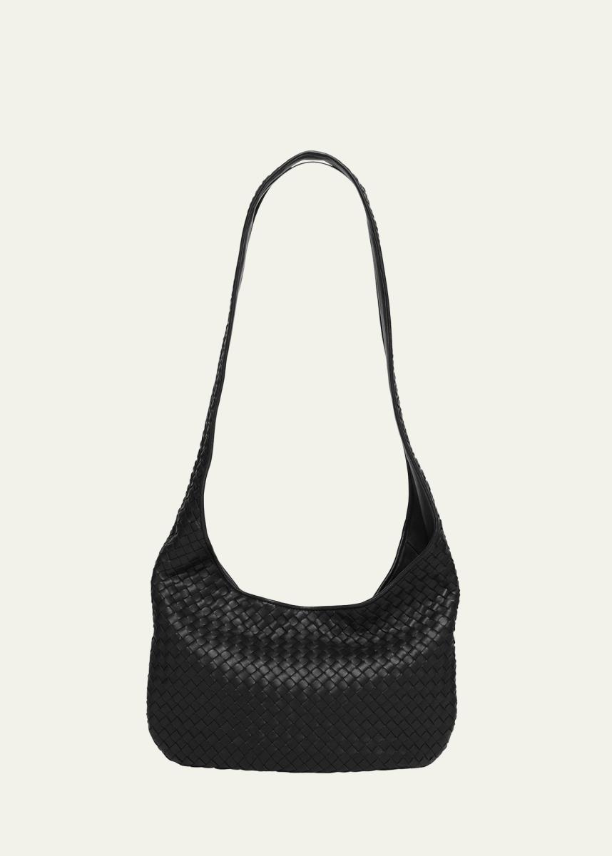 Veneto Intrecciato Leather Crossbody Bag