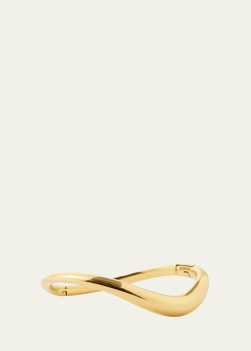 Fernando Jorge 18K Yellow Gold Bold Stream Wave Bracelet