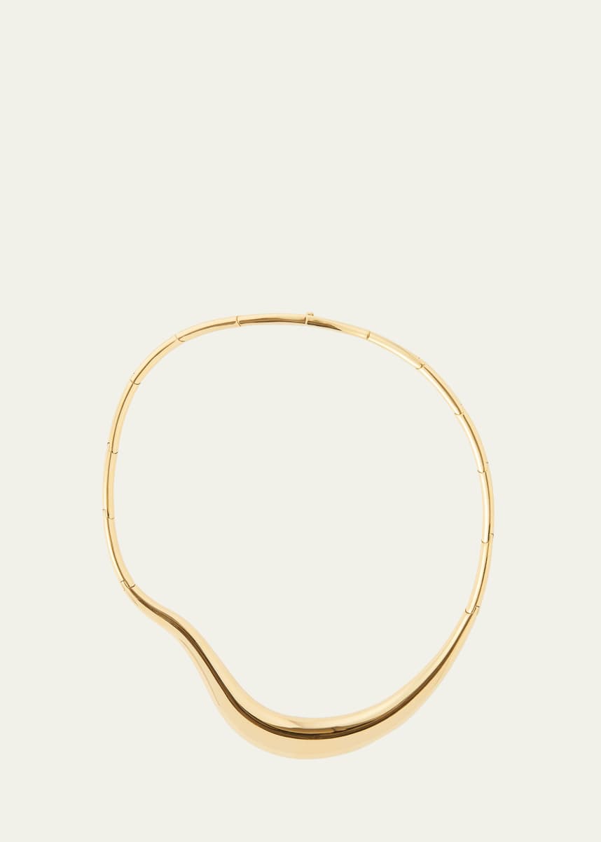 Fernando Jorge 18K Yellow Gold Bold Stream Wave Necklace