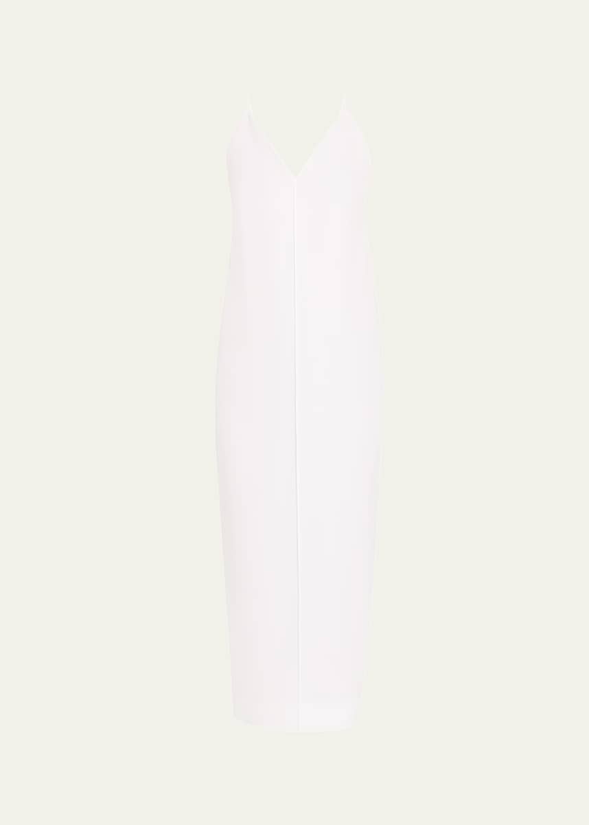 Khaite Tulula V-Neck Silk Slipdress
