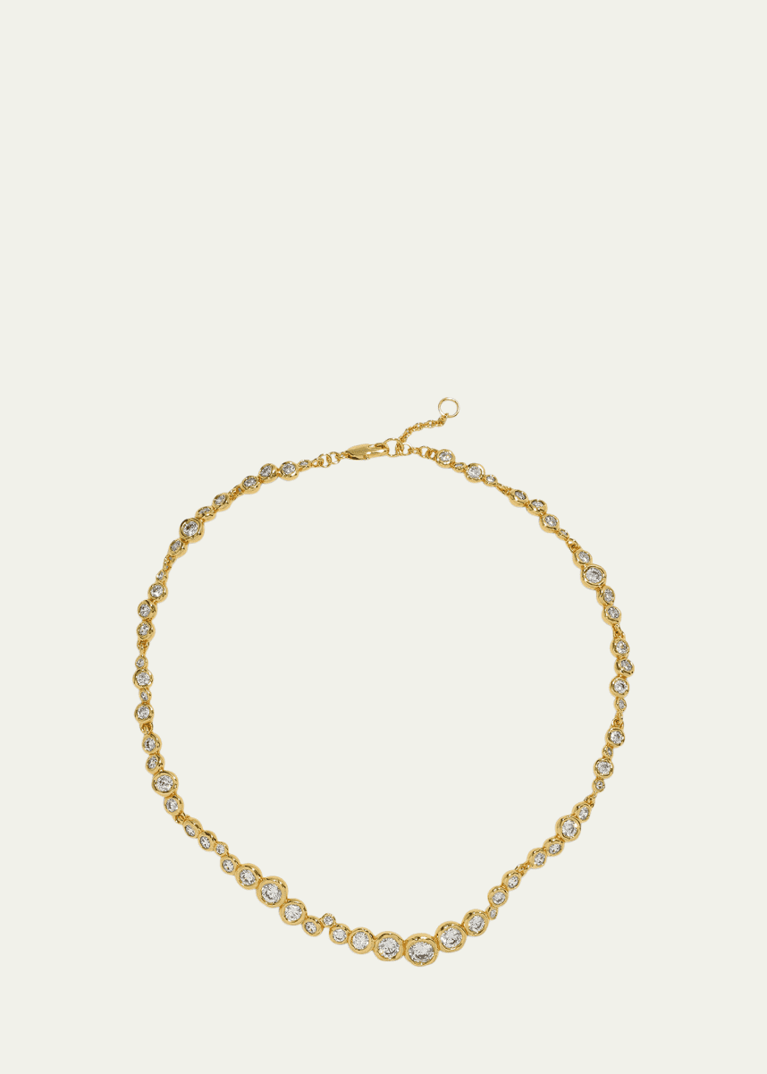 Alexis Bittar Asterales Gold CZ All Around Necklace