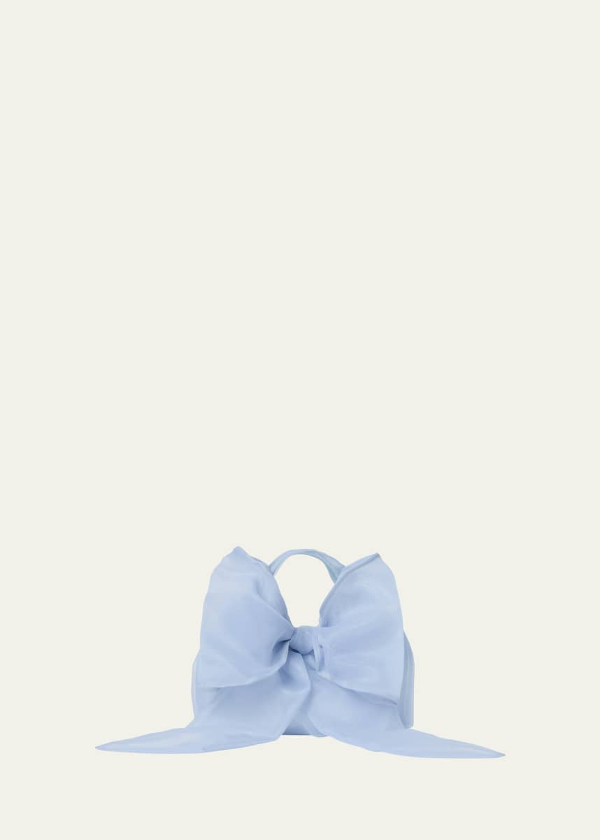 Loeffler Randall Sheer Bow Clutch Bag