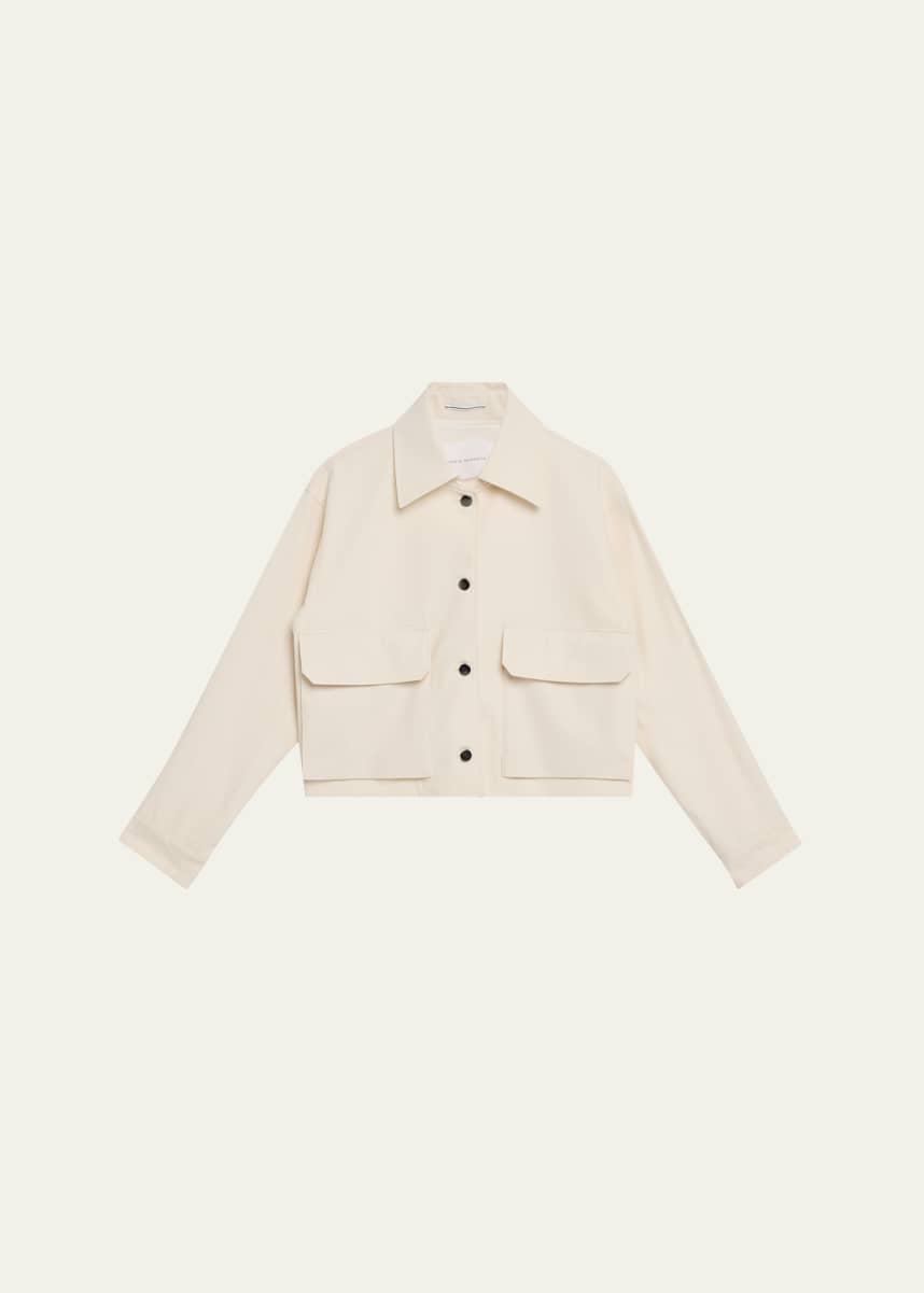 MARIA MCMANUS Cropped Swing Cotton Jacket