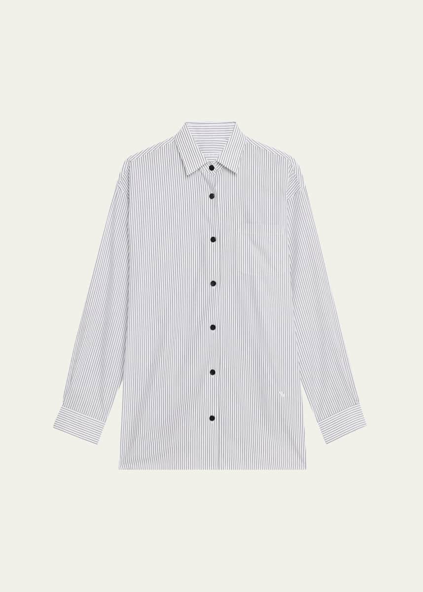 MARIA MCMANUS Striped A-Line Tunic Shirt